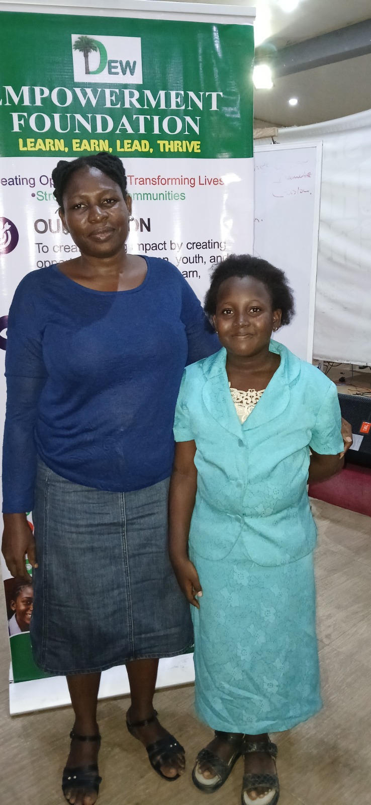 A family pair selected for the first Enterprise Hub cohort